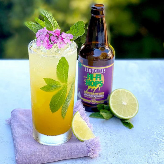 Non-Alcoholic Tropical Passion Fruit Hi-Fi Mojito