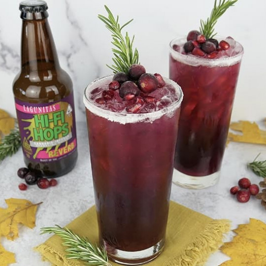 Danksgiving Cranberry Pomegranate Hi-Fi Citrus Sparkler