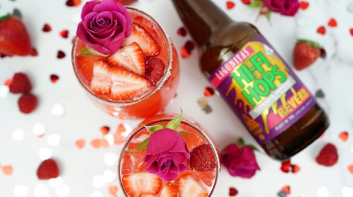 A Red Berry Cardamom ‘Love Potion’ cocktail