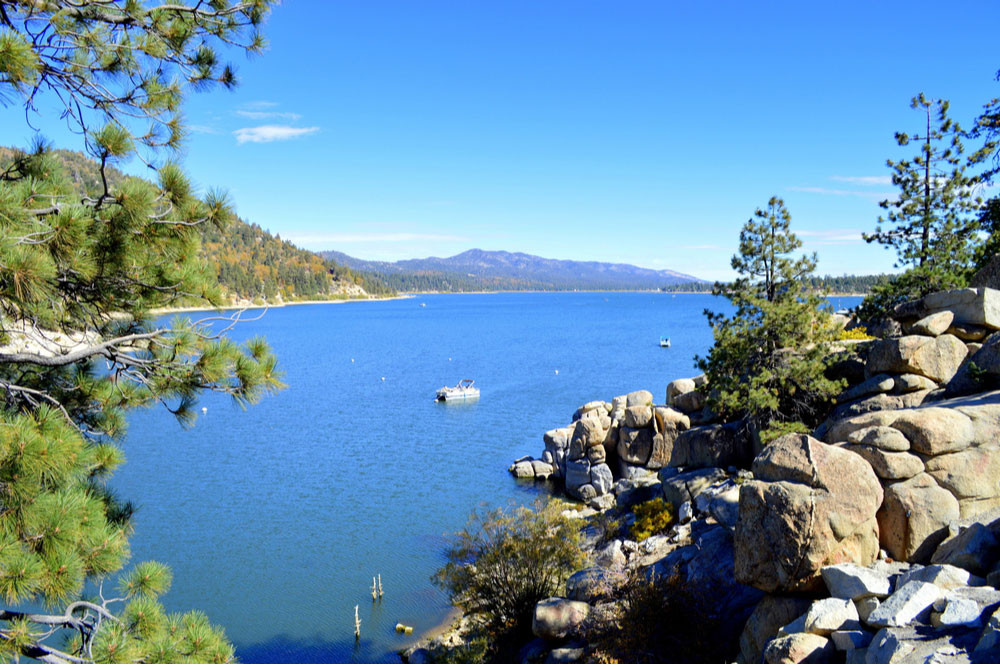 A view of Big Bear Lake