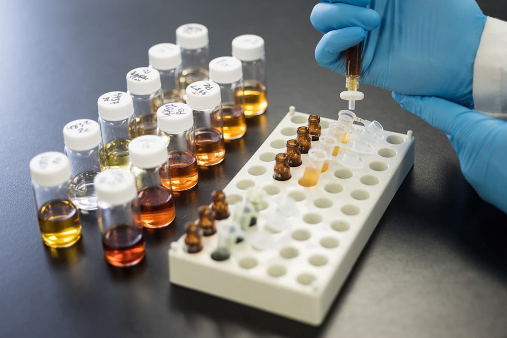 Lab testing cannabis oil