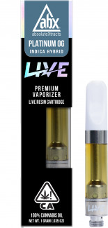 LIVE Resin Vape Cartridge, Platinum OG