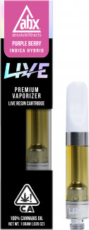 LIVE Resin Vape Cartridge, Purple Berry