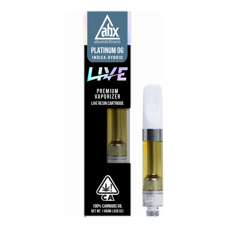 LIVE Resin Vape Cartridge, Platinum OG