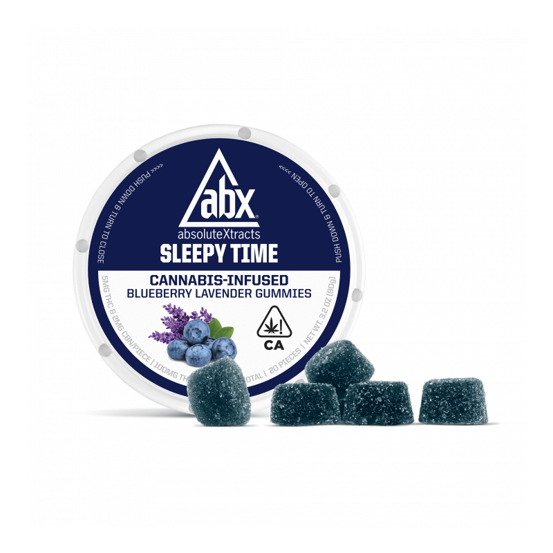 ABX Sleepy Time Blueberry Lavender Cannabis Gummies