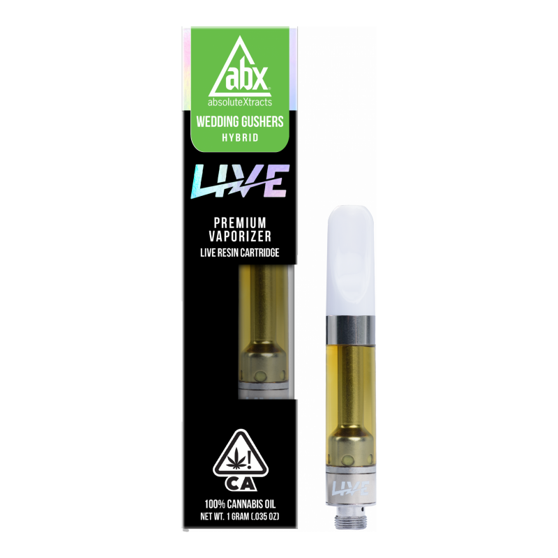 LIVE Resin Vape Cartridge, Wedding Gushers